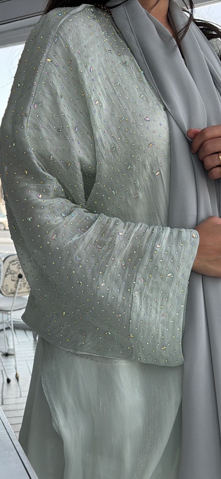 SAGE GREEN ABAYA