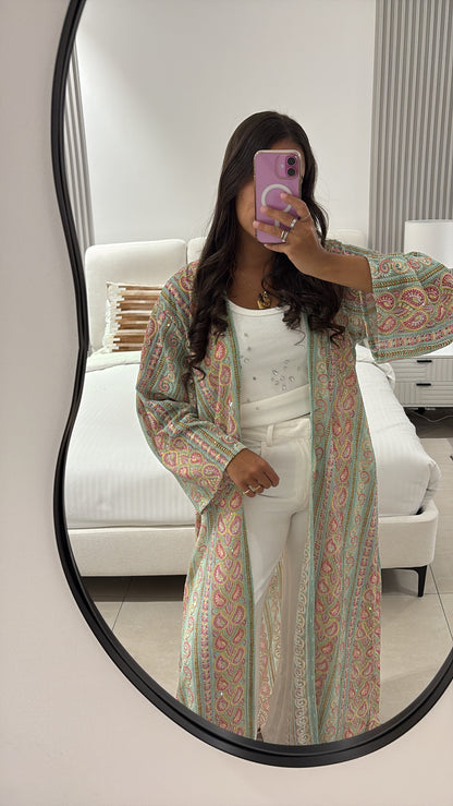 KIMONO SAHEEL MINT
