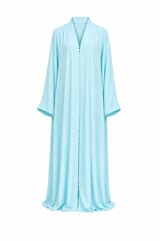KIMONO PEARL BLEU AZUR