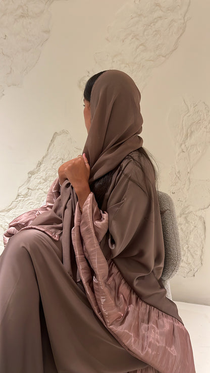 FAWZYA ABAYA TAUPE