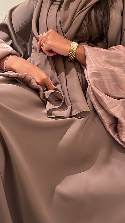 FAWZYA ABAYA TAUPE