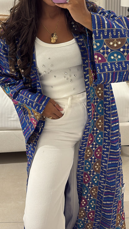KIMONO RAYHA BLEU ROI