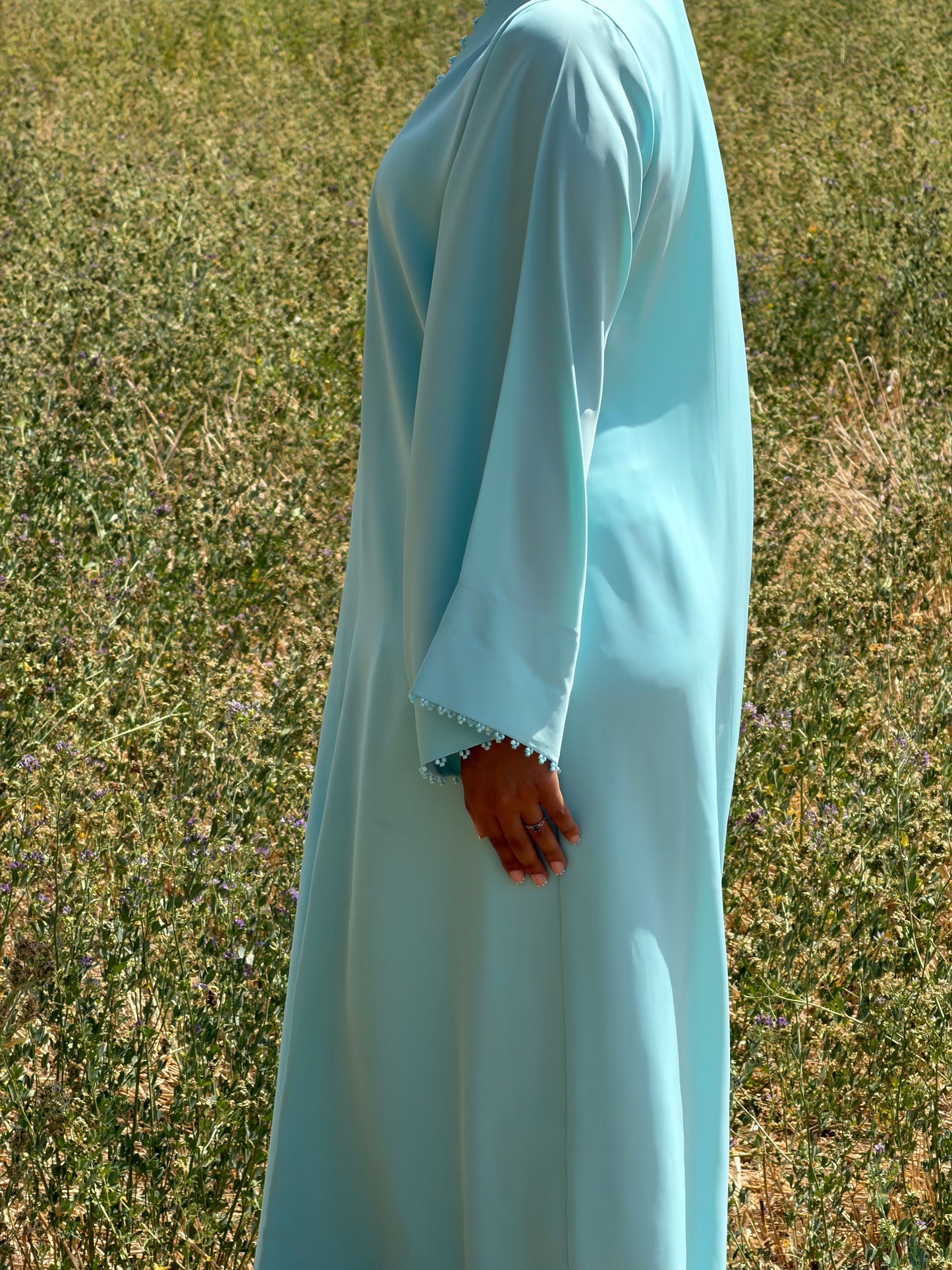 KIMONO PEARL BLEU AZUR