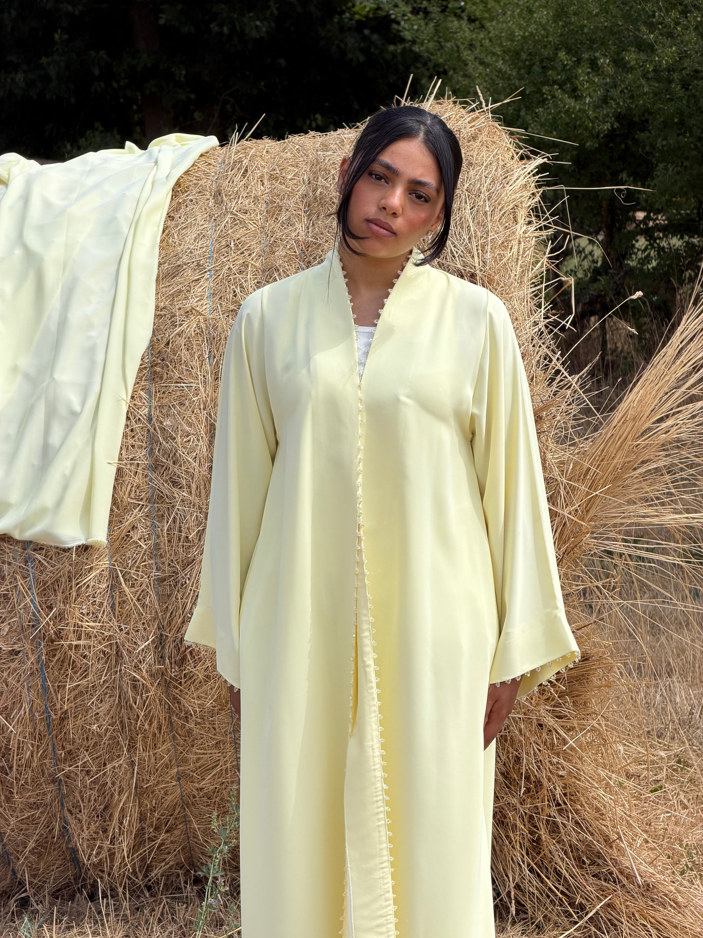 KIMONO PEARL BUTTER YELLOW