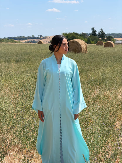 KIMONO PEARL BLEU AZUR