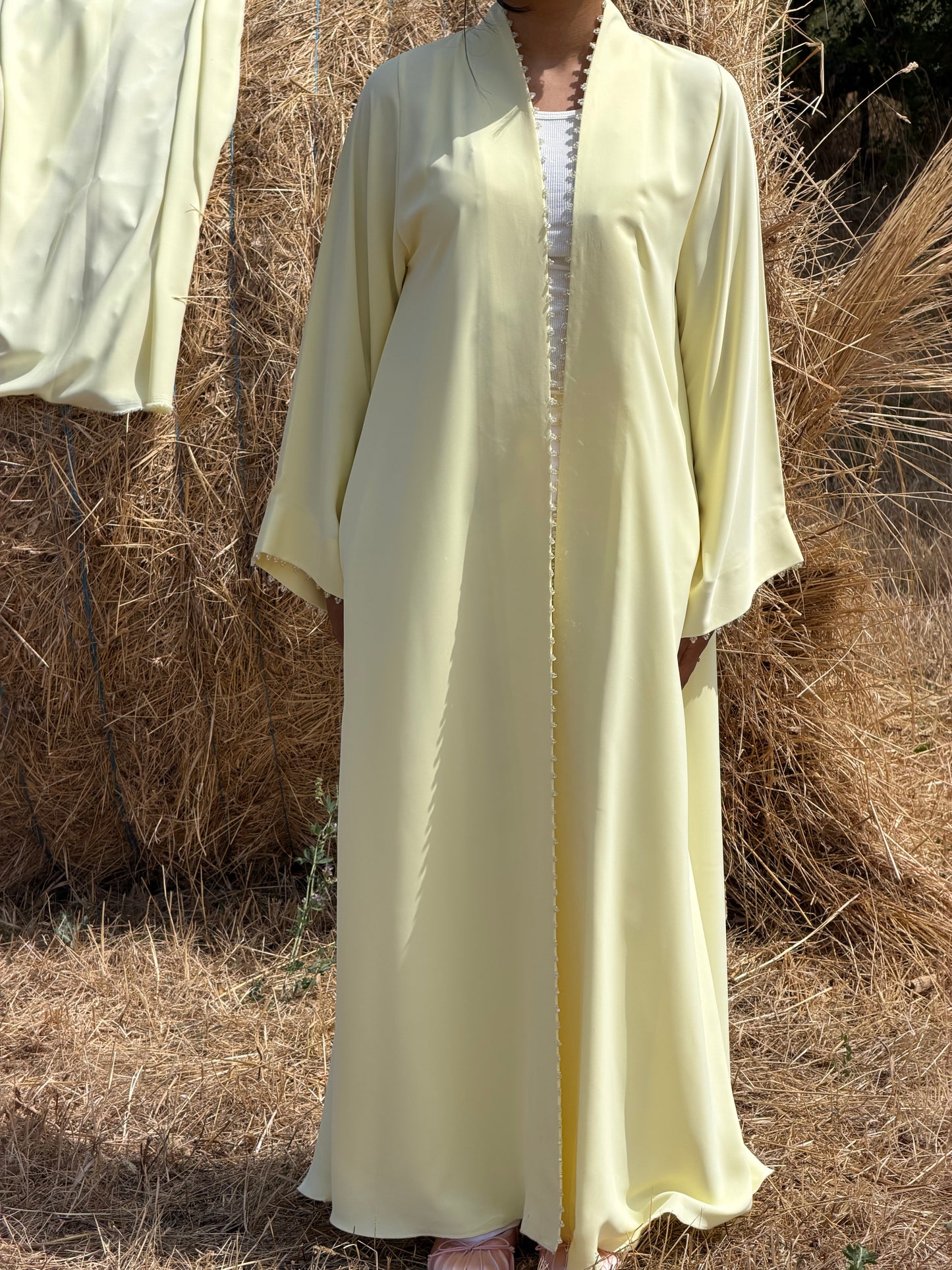KIMONO PEARL BUTTER YELLOW
