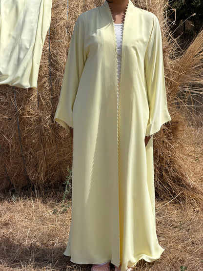 KIMONO PEARL BUTTER YELLOW