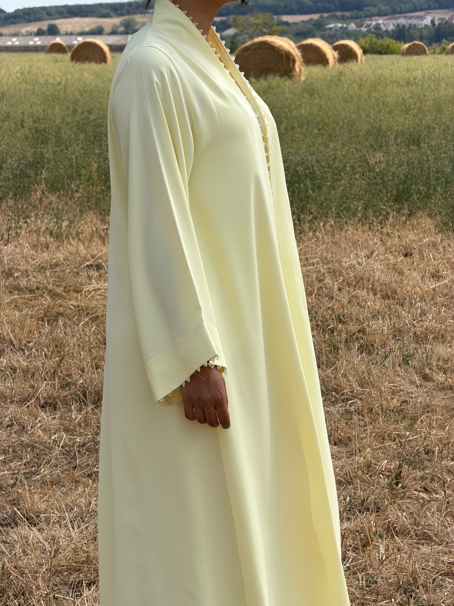 KIMONO PEARL BUTTER YELLOW