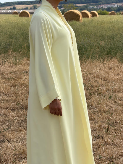 KIMONO PEARL BUTTER YELLOW