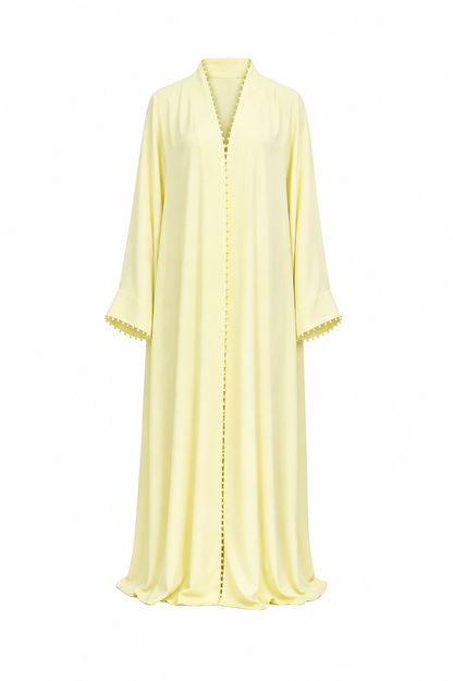 KIMONO PEARL BUTTER YELLOW