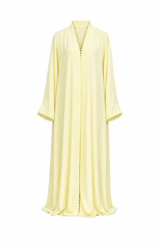 KIMONO PEARL BUTTER YELLOW