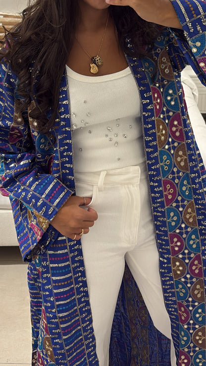 KIMONO RAYHA BLEU ROI