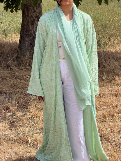 KIMONO MINT GREEN