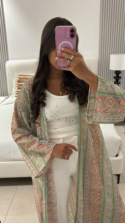 KIMONO SAHEEL MINT