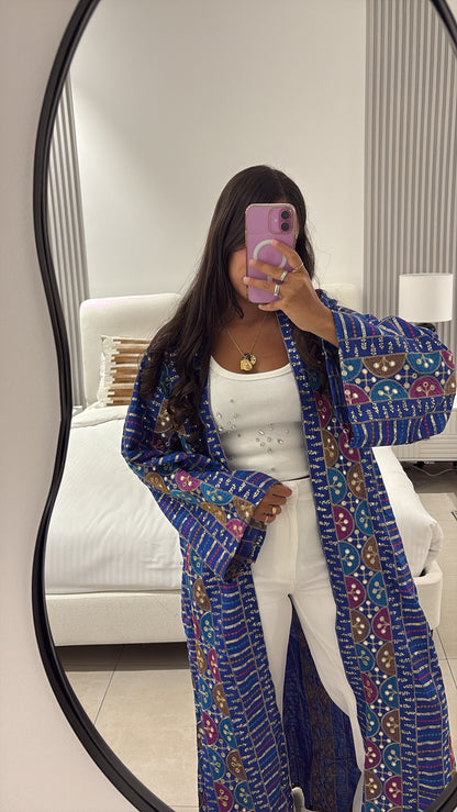 KIMONO RAYHA BLEU ROI