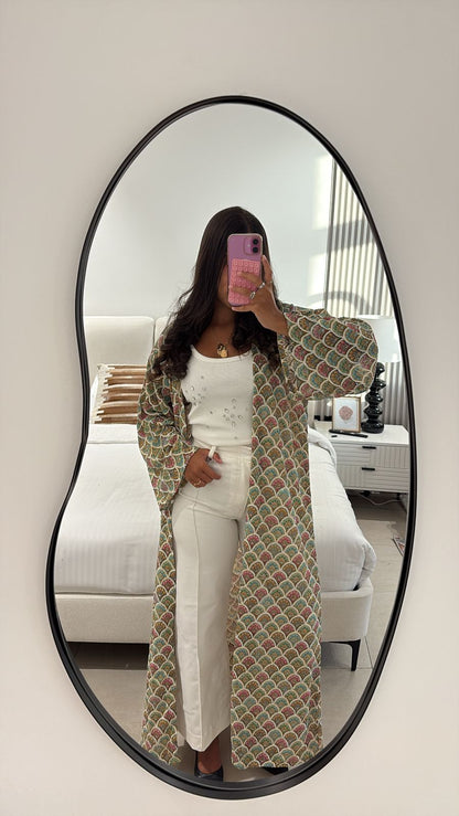 SHAYALA GREEN KIMONO