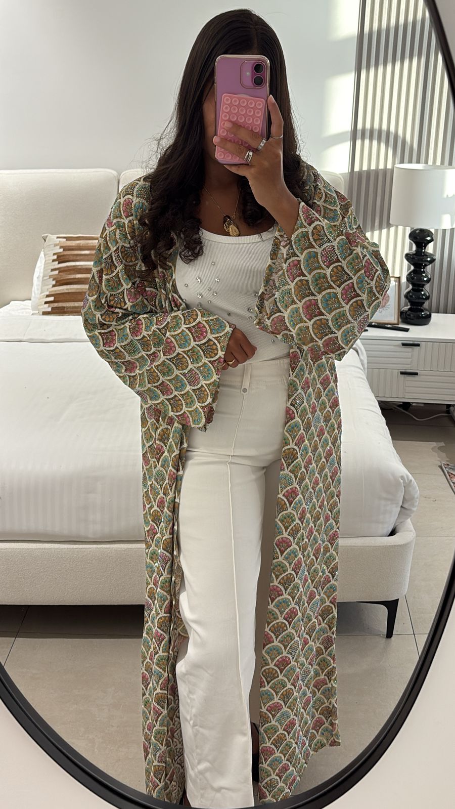 SHAYALA GREEN KIMONO